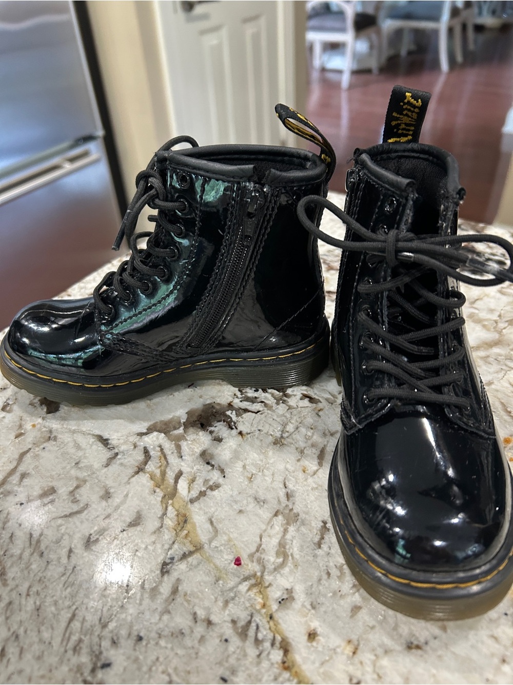 Dr. Martens 1460T Toddler 8 Black Patent Leather
